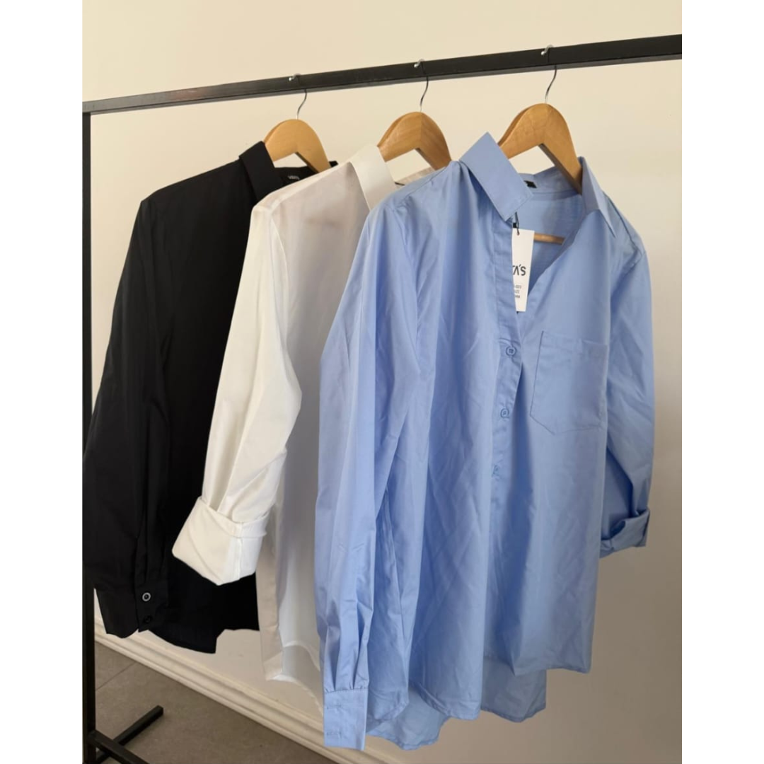 Camisa de manga larga talle único